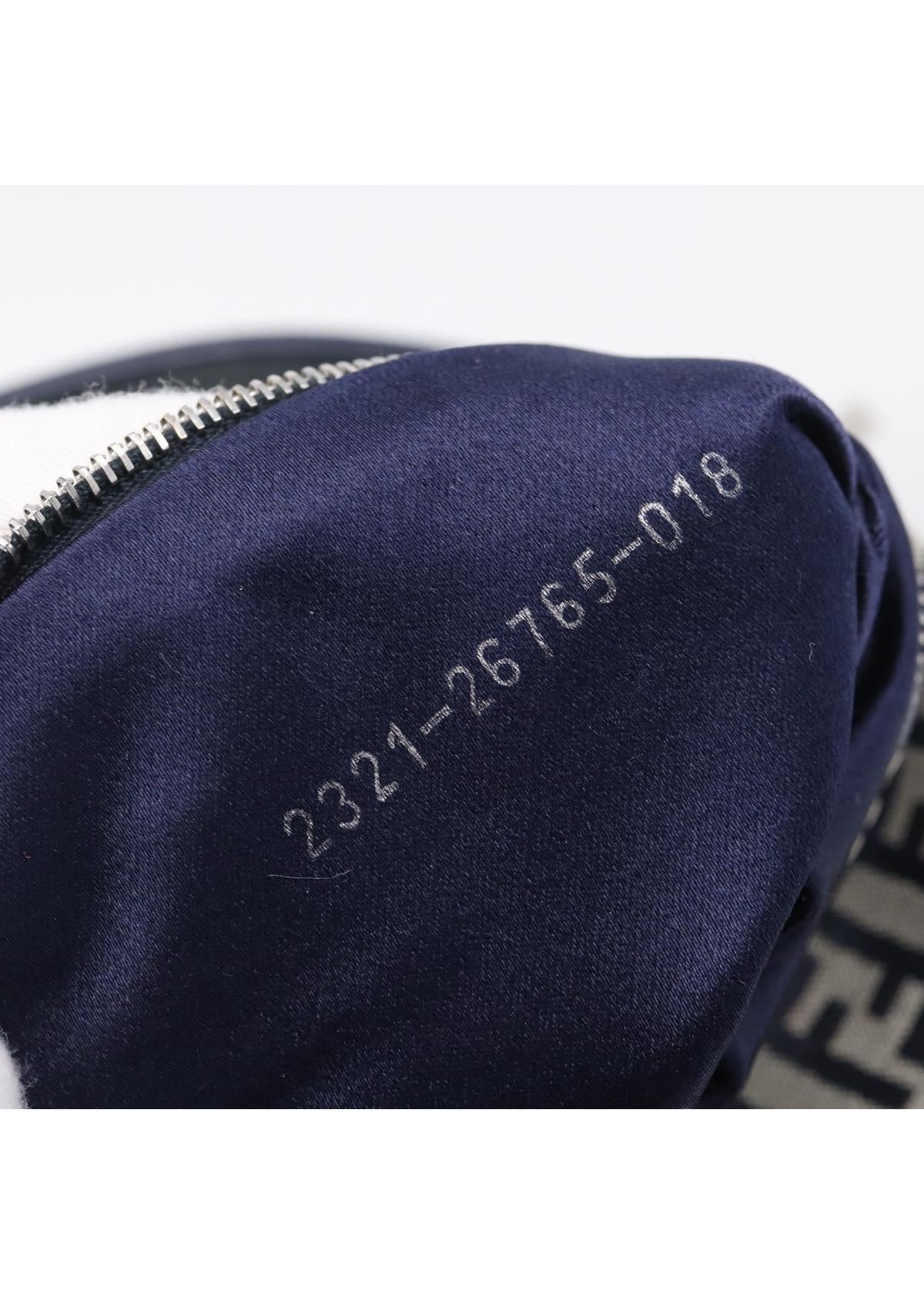 Fendi Navy Zucchino Mini Shoulder Bag photo 23
