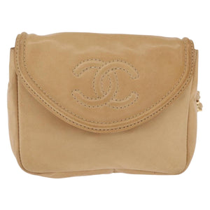 Chanel Beige Lambskin Belt Bag