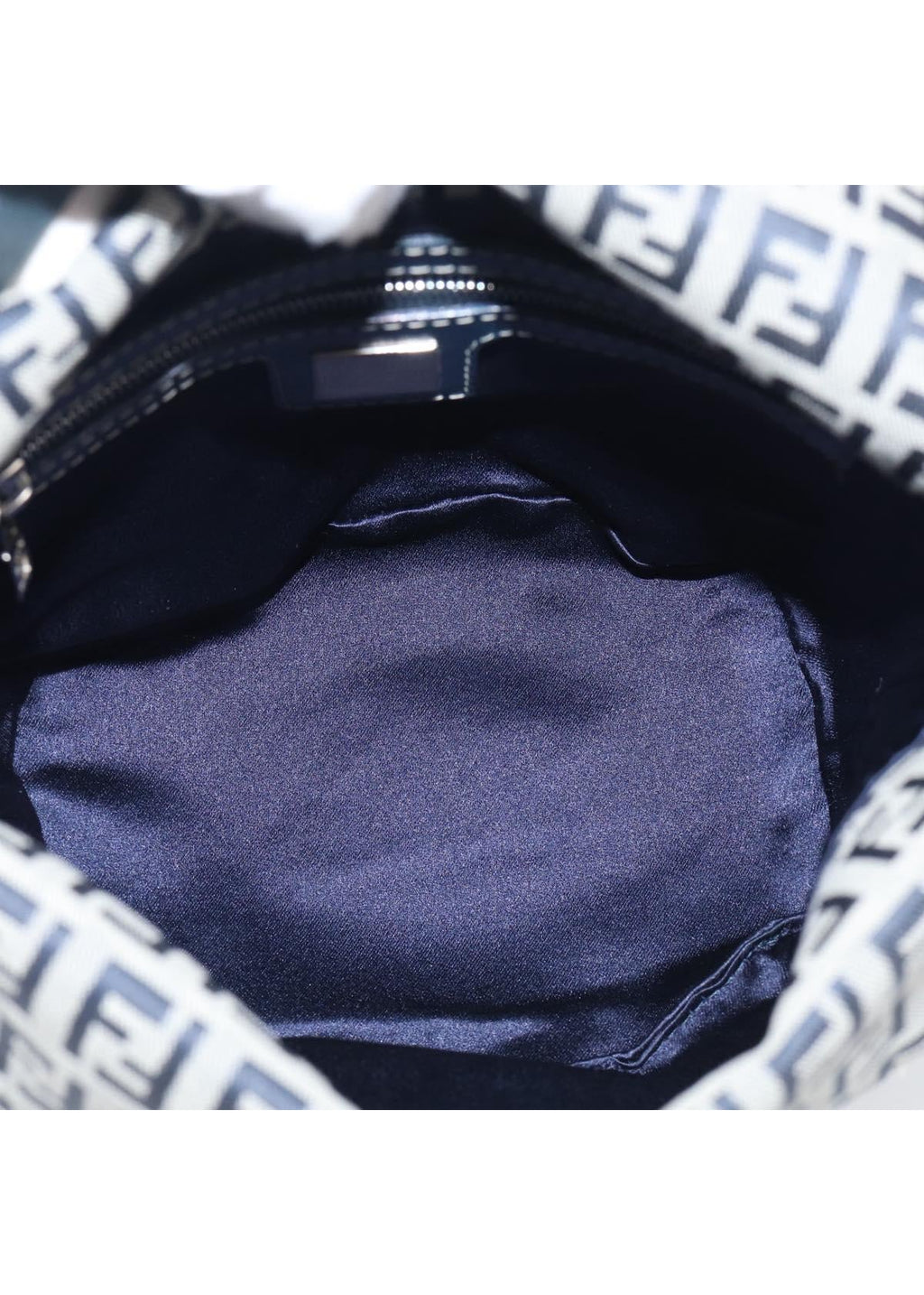 Fendi Navy Zucchino Mini Shoulder Bag photo 18
