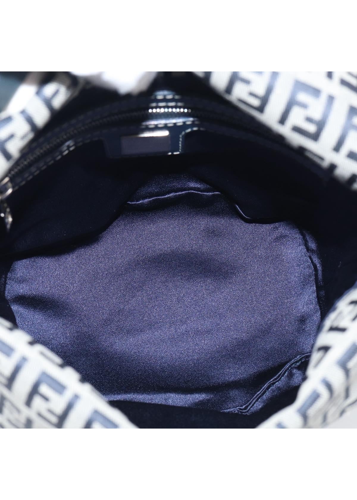 Fendi Navy Zucchino Mini Shoulder Bag photo 18