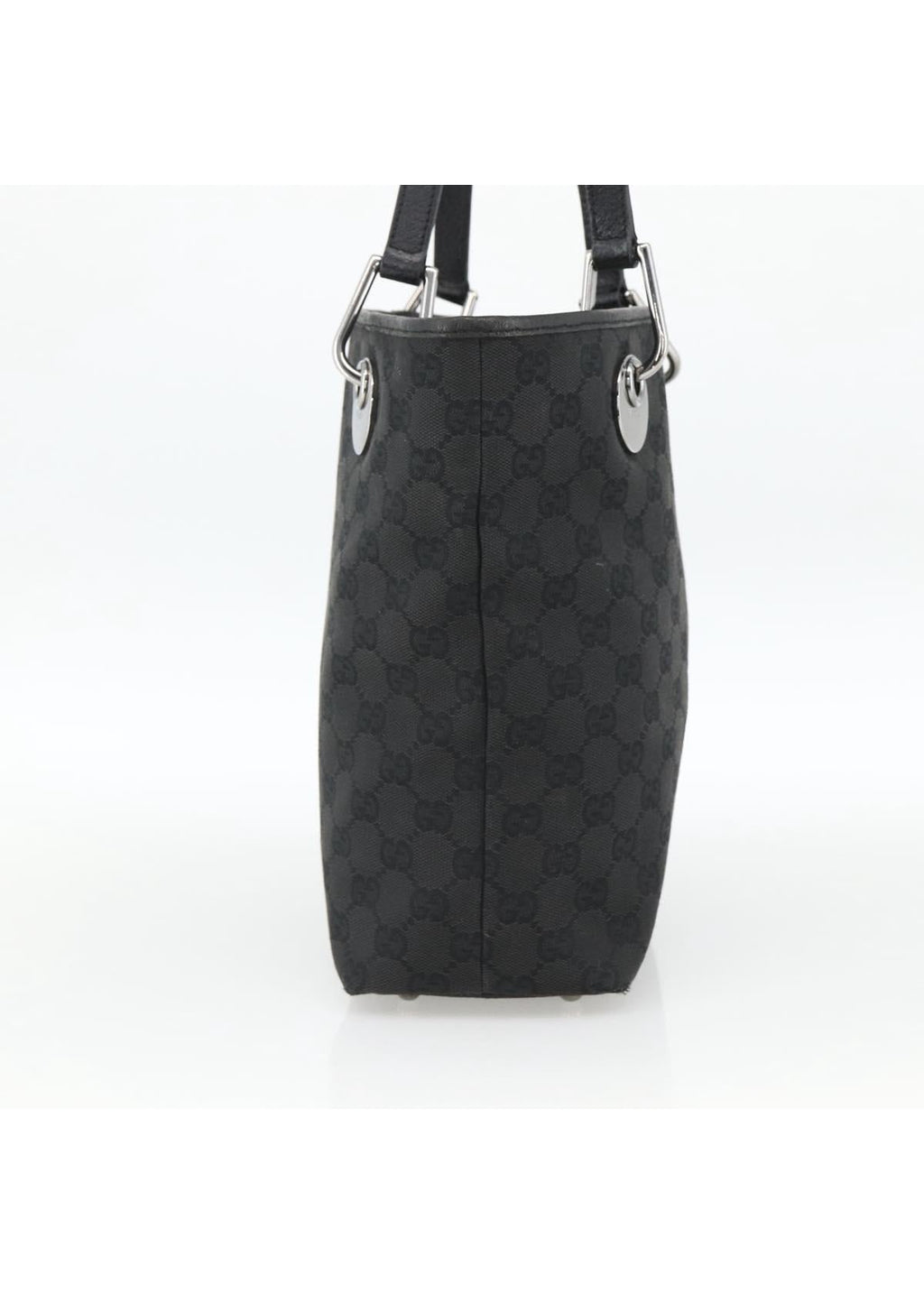 Gucci Black GG Canvas Mini Tote side