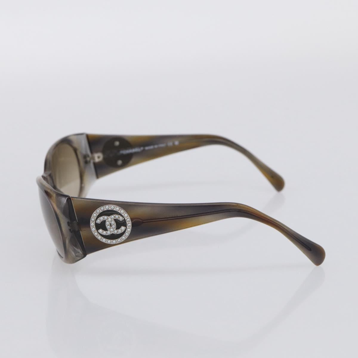 Chanel Brown CC Logo Sunglasses photo 6