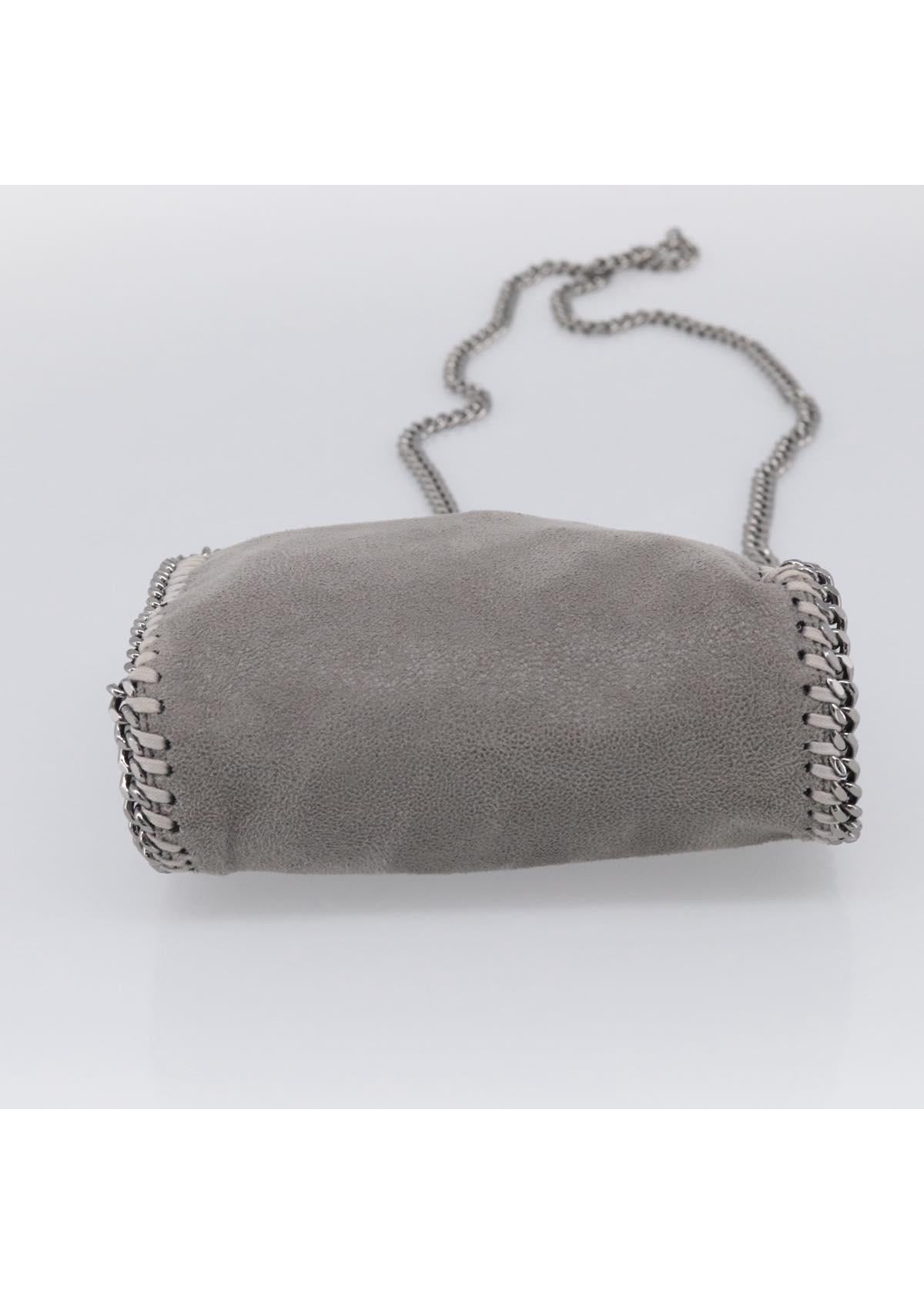Stella McCartney Grey Falabella Mini Shoulder Bag base