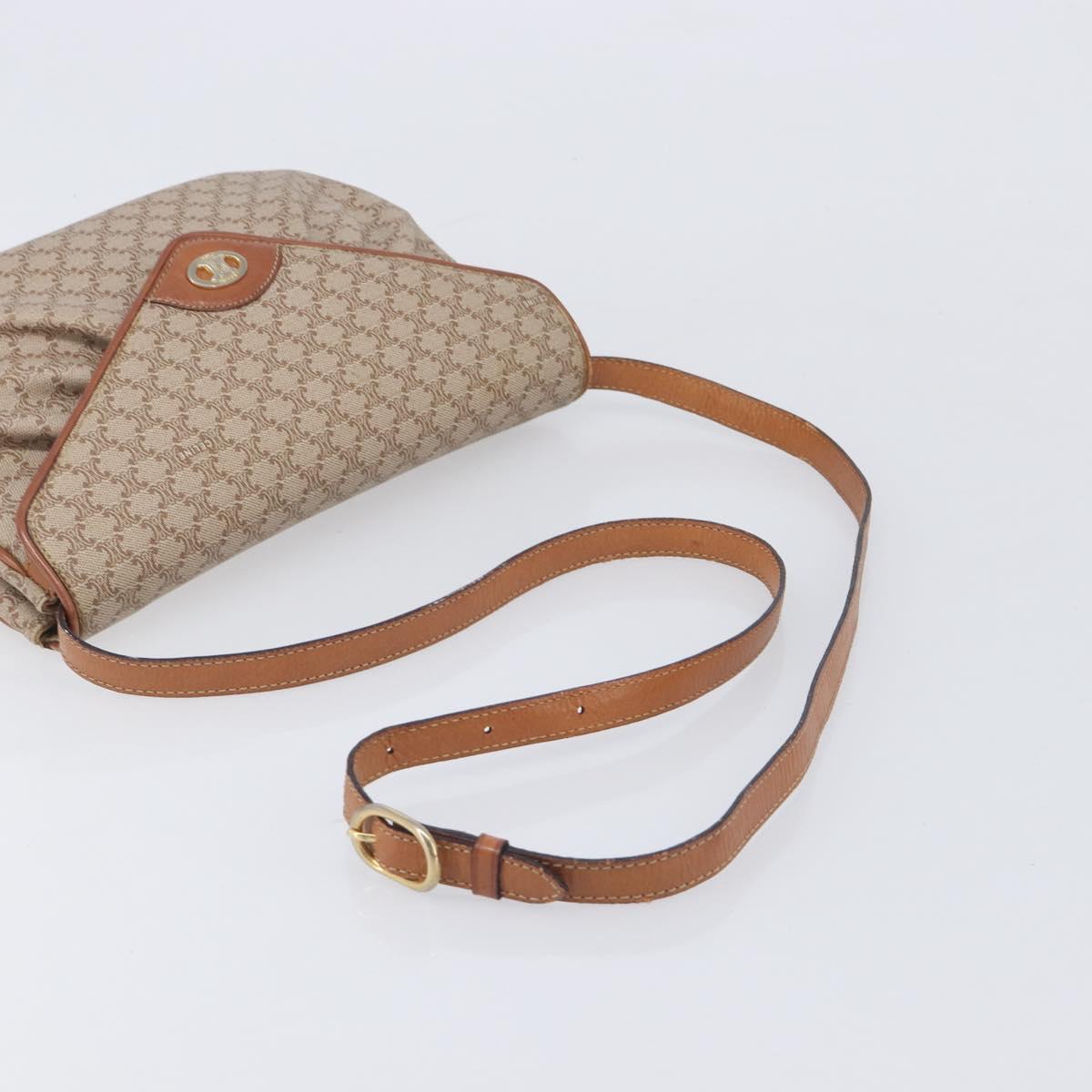 Celine Beige Macadam Shoulder Bag photo 7