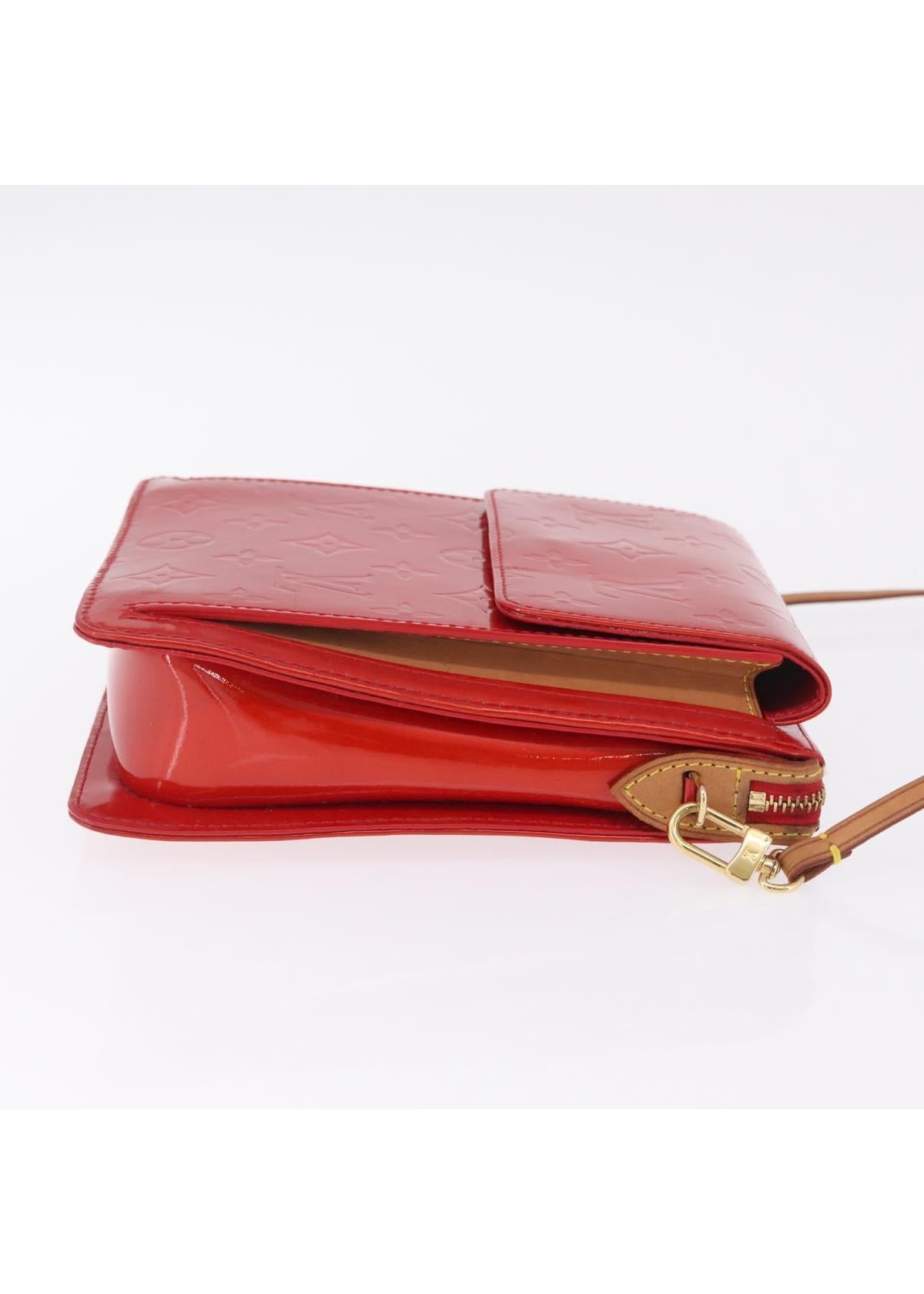 Louis Vuitton Red Vernis Mini Shoulder Bag photo 5