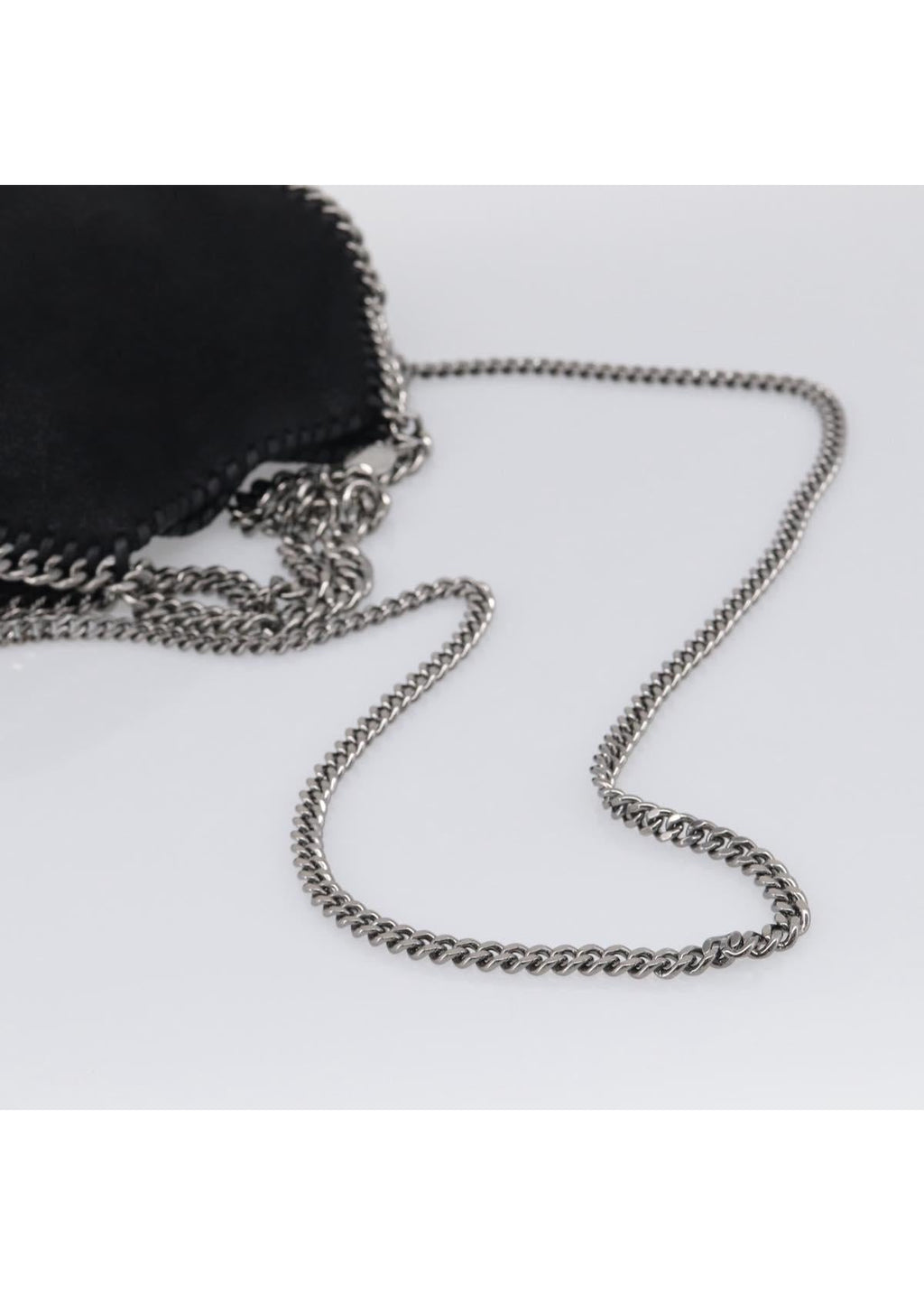Stella McCartney Black Falabella Shoulder Bag strap