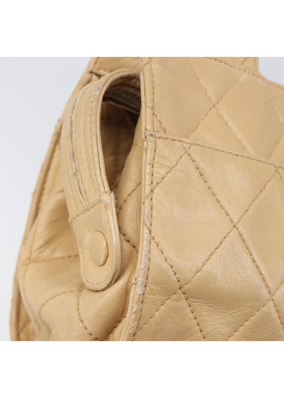Chanel Beige Quilted Lambskin Tote photo 16