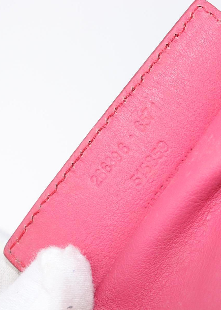Balenciaga Pink City Tote interior tag