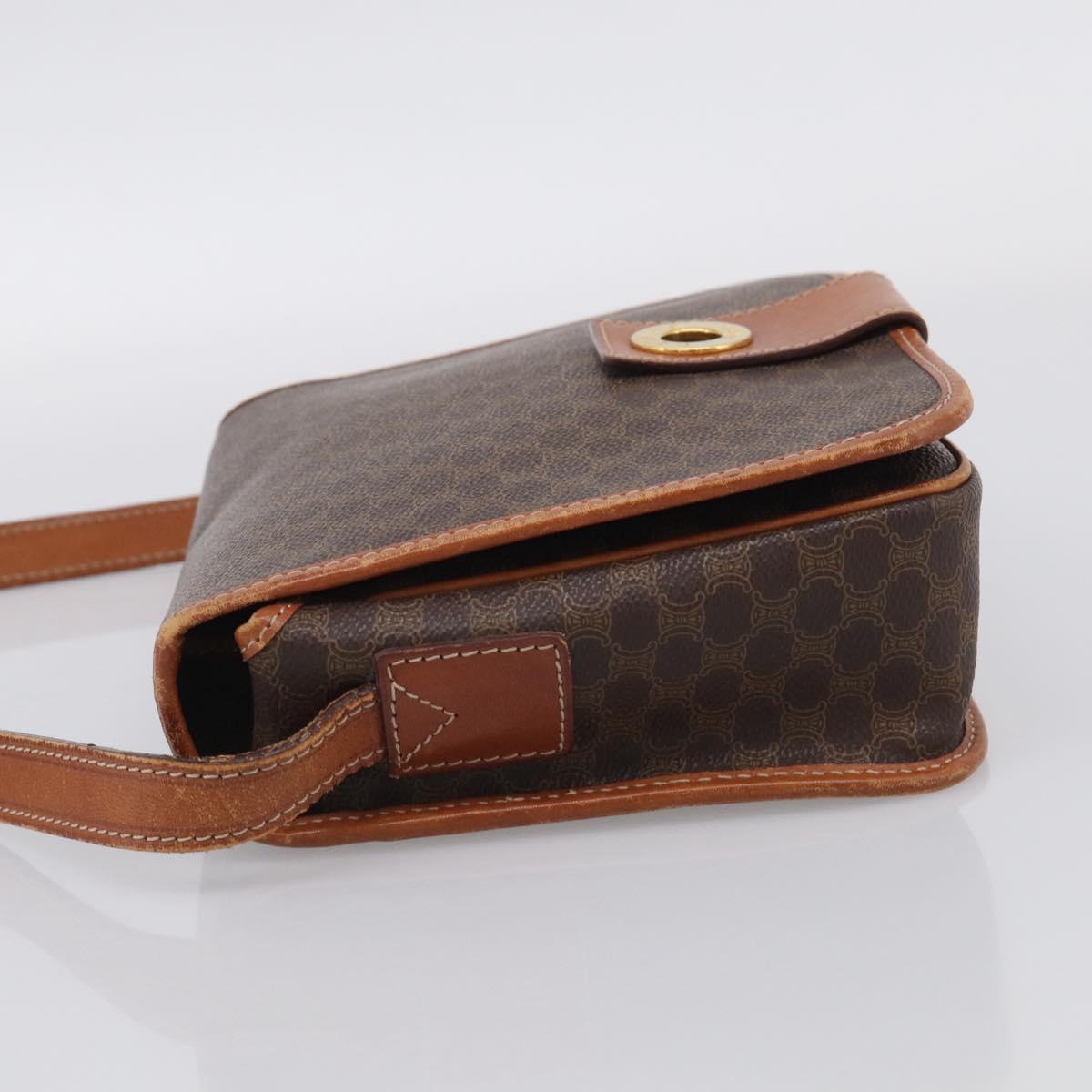 Celine Brown Macadam Shoulder Bag photo 4