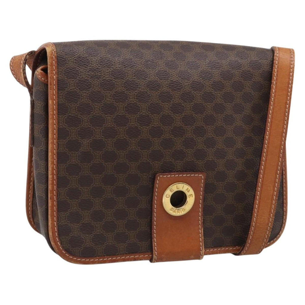 Celine Brown Macadam Shoulder Bag photo 2