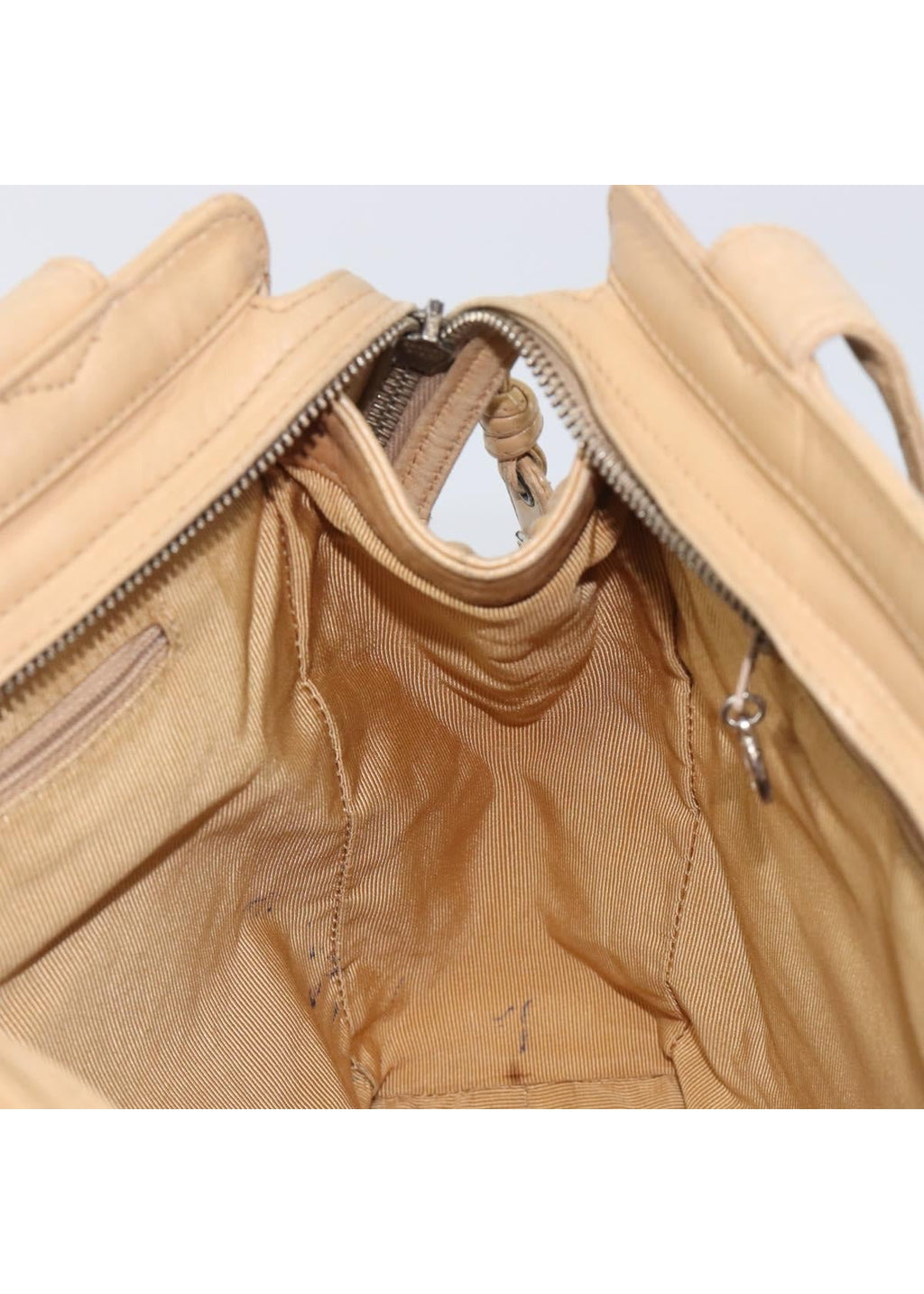 Chanel Beige Quilted Lambskin Tote photo 25