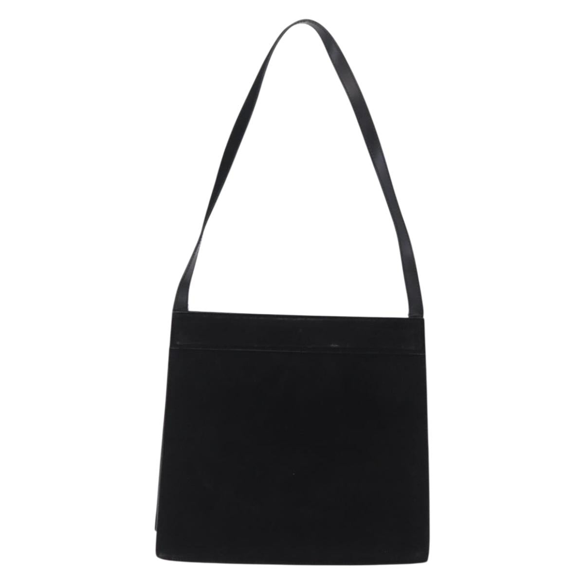 Gucci Tom Ford Black Suede Shoulder Bag back