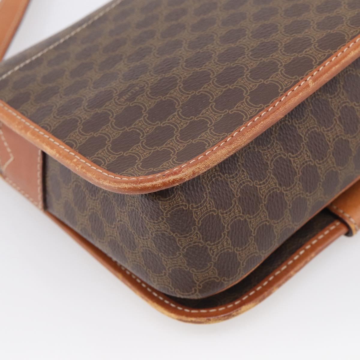 Celine Brown Macadam Shoulder Bag photo 13