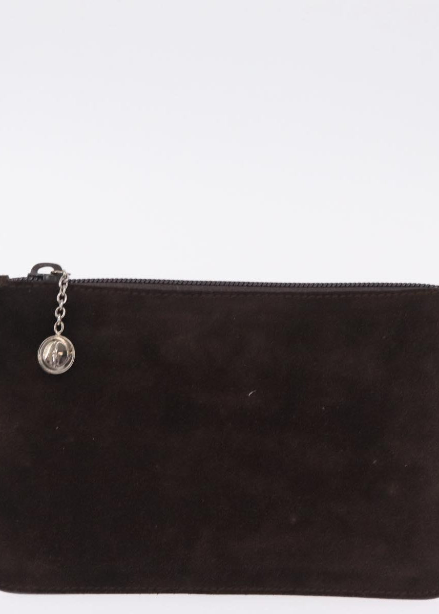 Gucci Brown Suede Shoulder Bag pouch