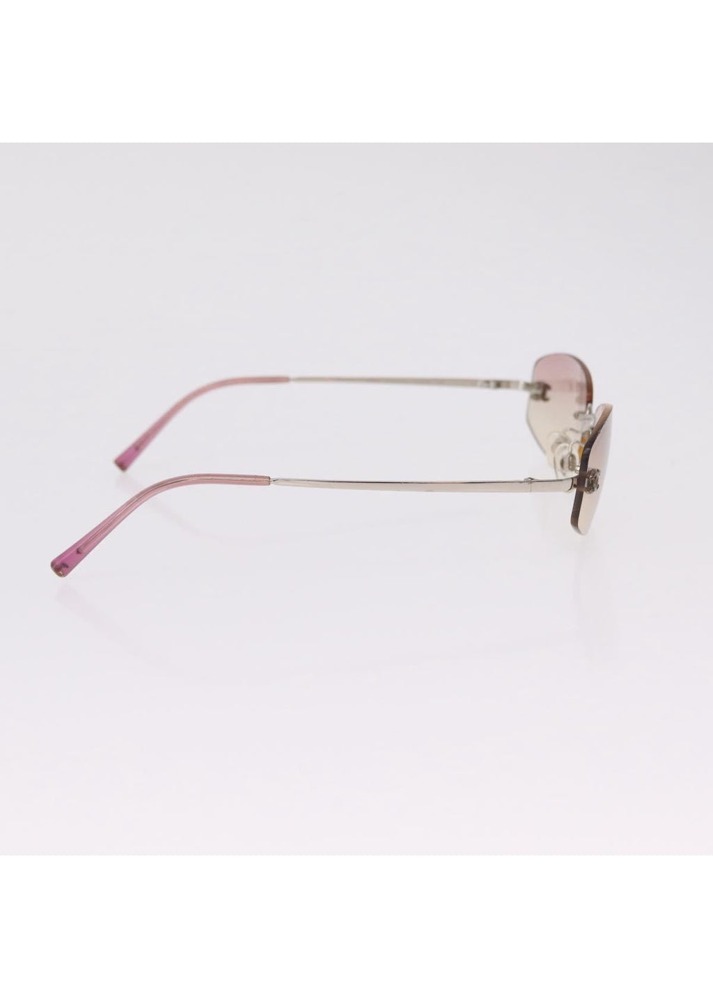 Chanel Silver Rimless Gradient Sunglasses photo 9