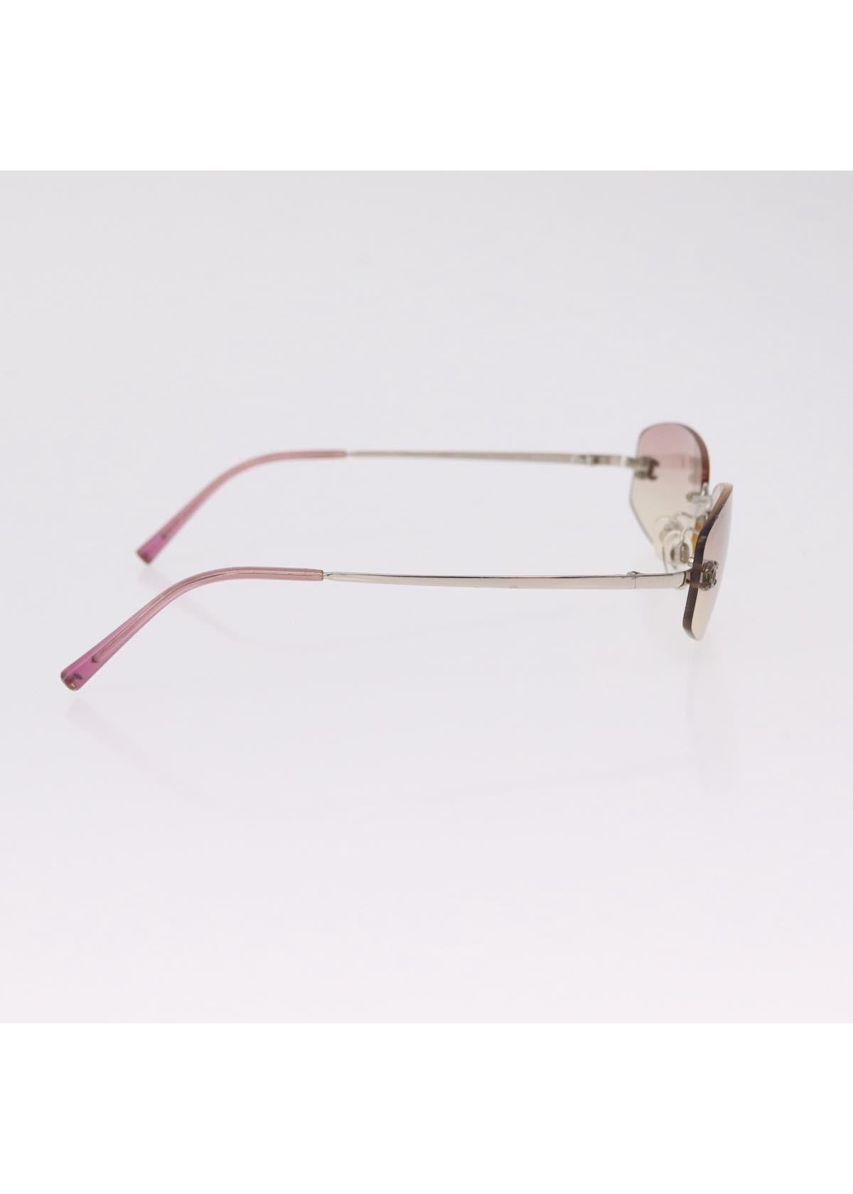 Chanel Silver Rimless Gradient Sunglasses photo 9