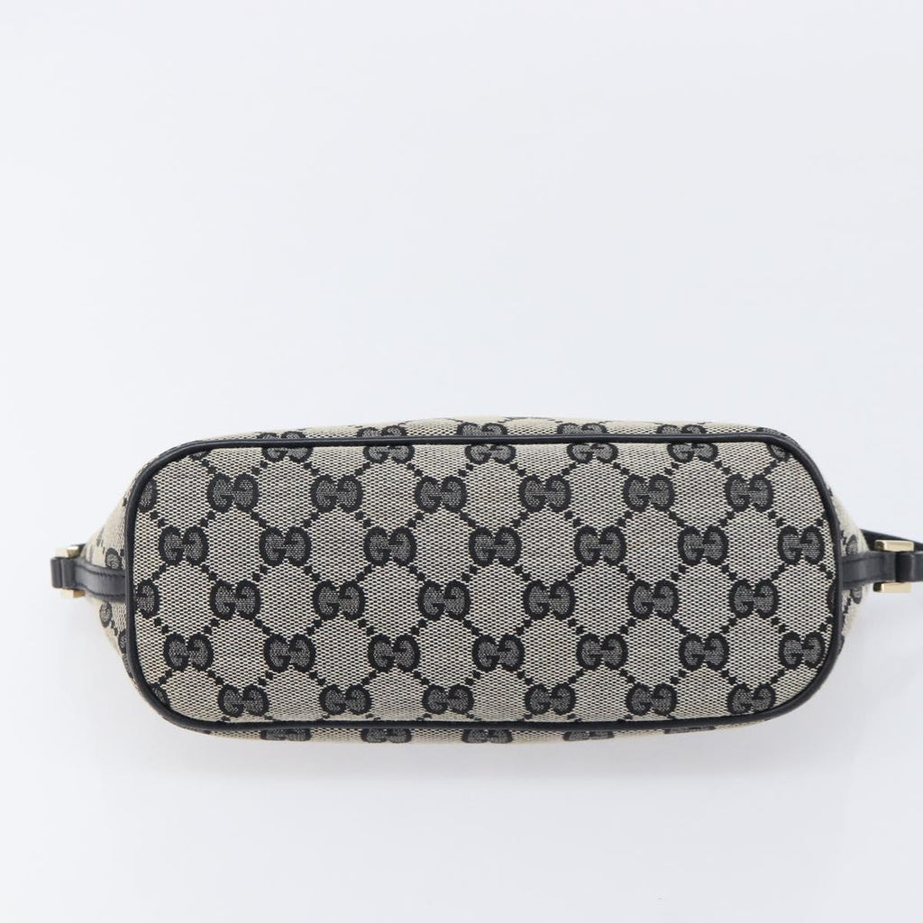 Gucci Navy GG Canvas Boat Pochette base