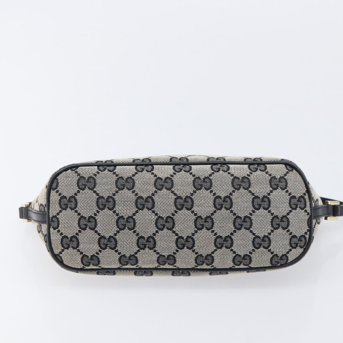 Gucci Navy GG Canvas Boat Pochette base