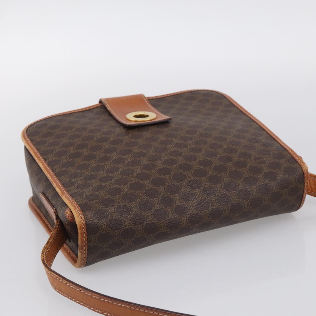 Celine Brown Macadam Shoulder Bag photo 6