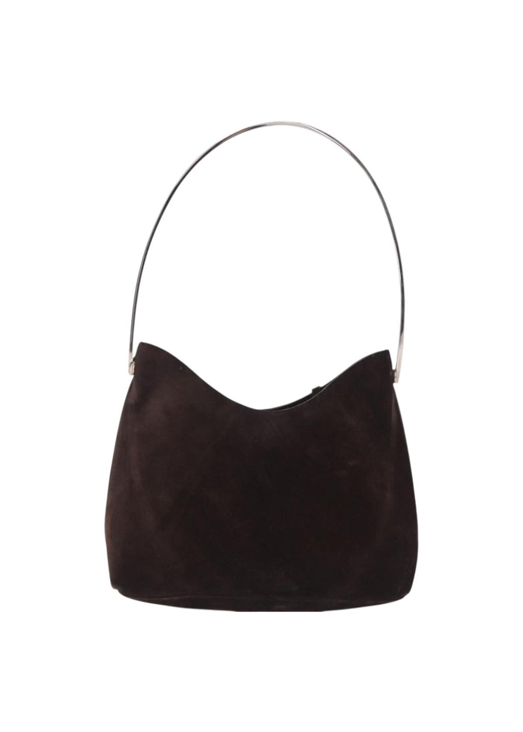 Gucci Brown Suede Shoulder Bag back