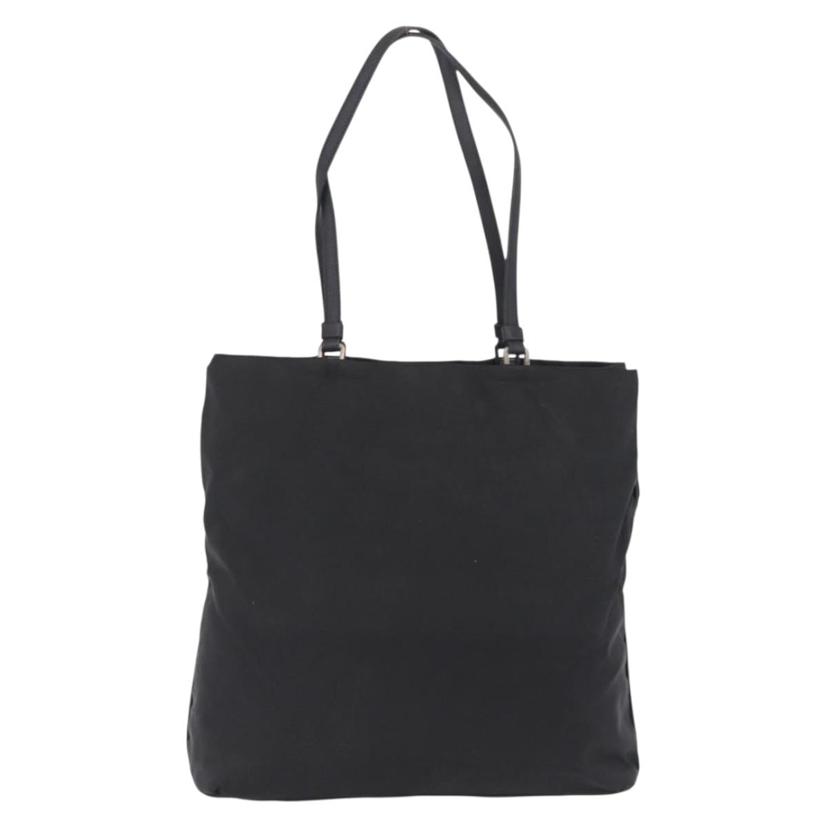 Prada Black Nylon and Leather Mini Tote back