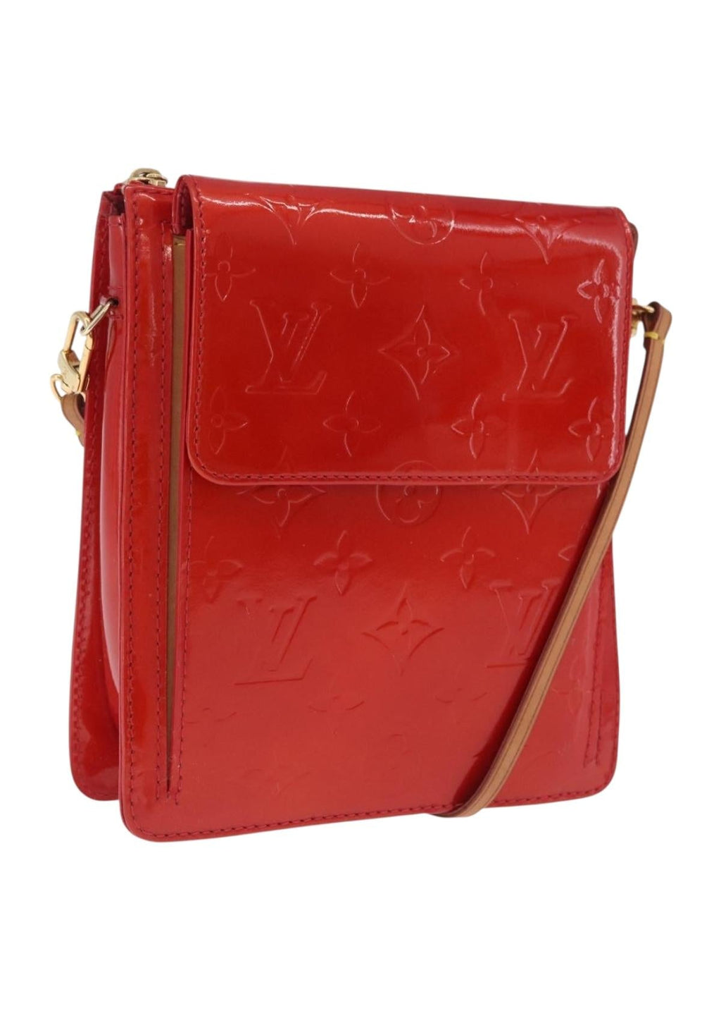 Louis Vuitton Red Vernis Mini Shoulder Bag photo 2