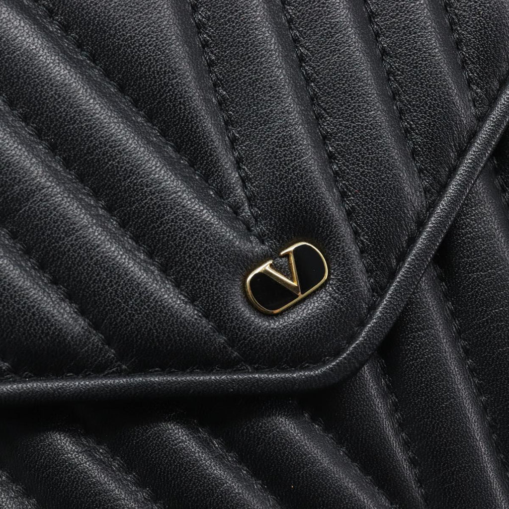 Valentino Black Quilted Leather Shoulder Bag photo 14