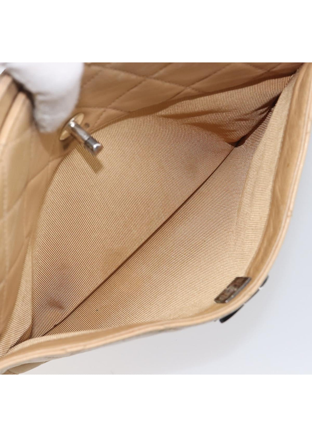 Chanel Beige Quilted Lambskin Tote photo 31