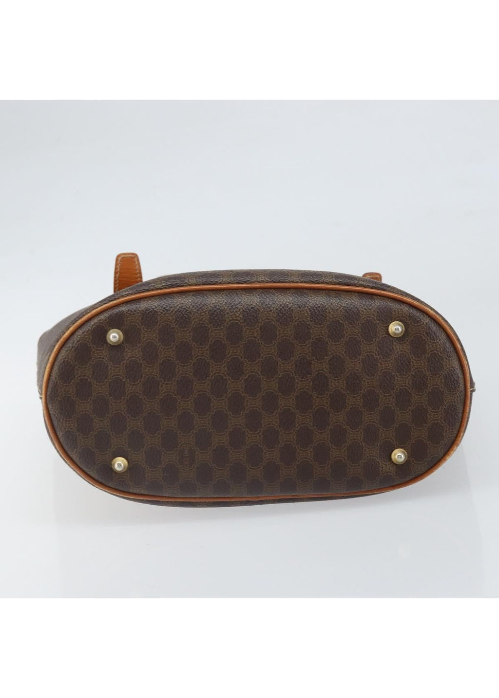 Celine Brown Macadam Tote base