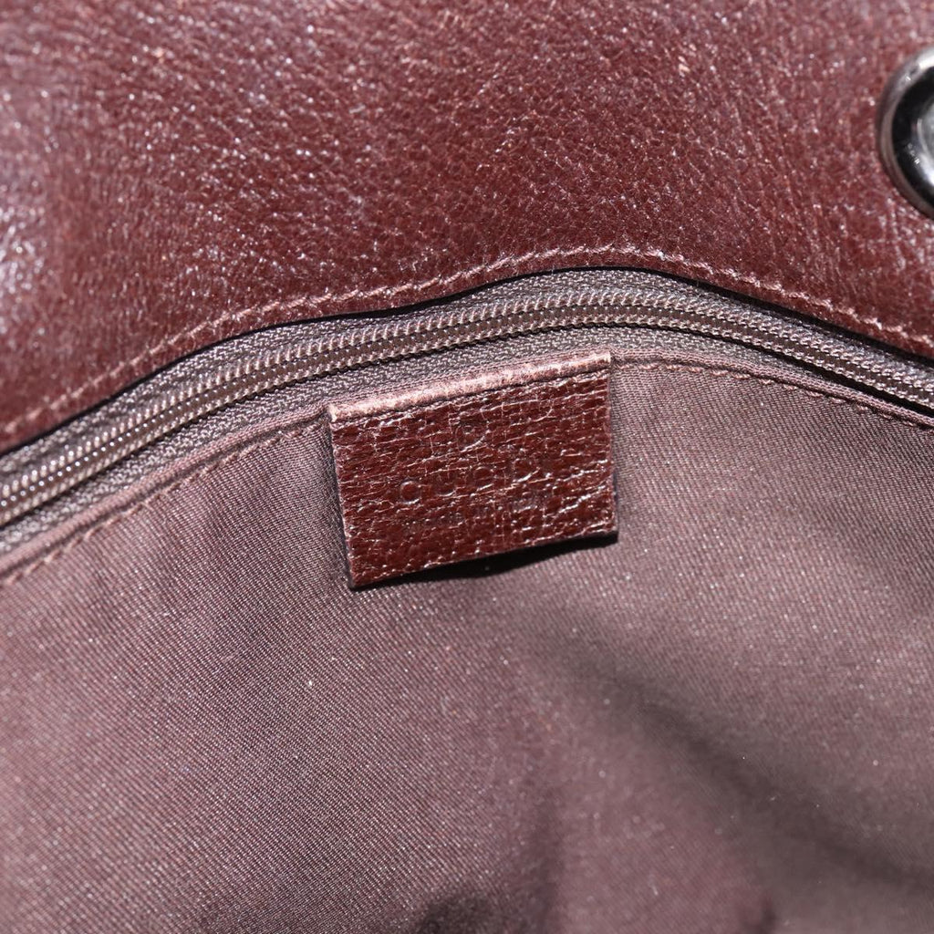 Gucci Brown Monogram Mini Tote