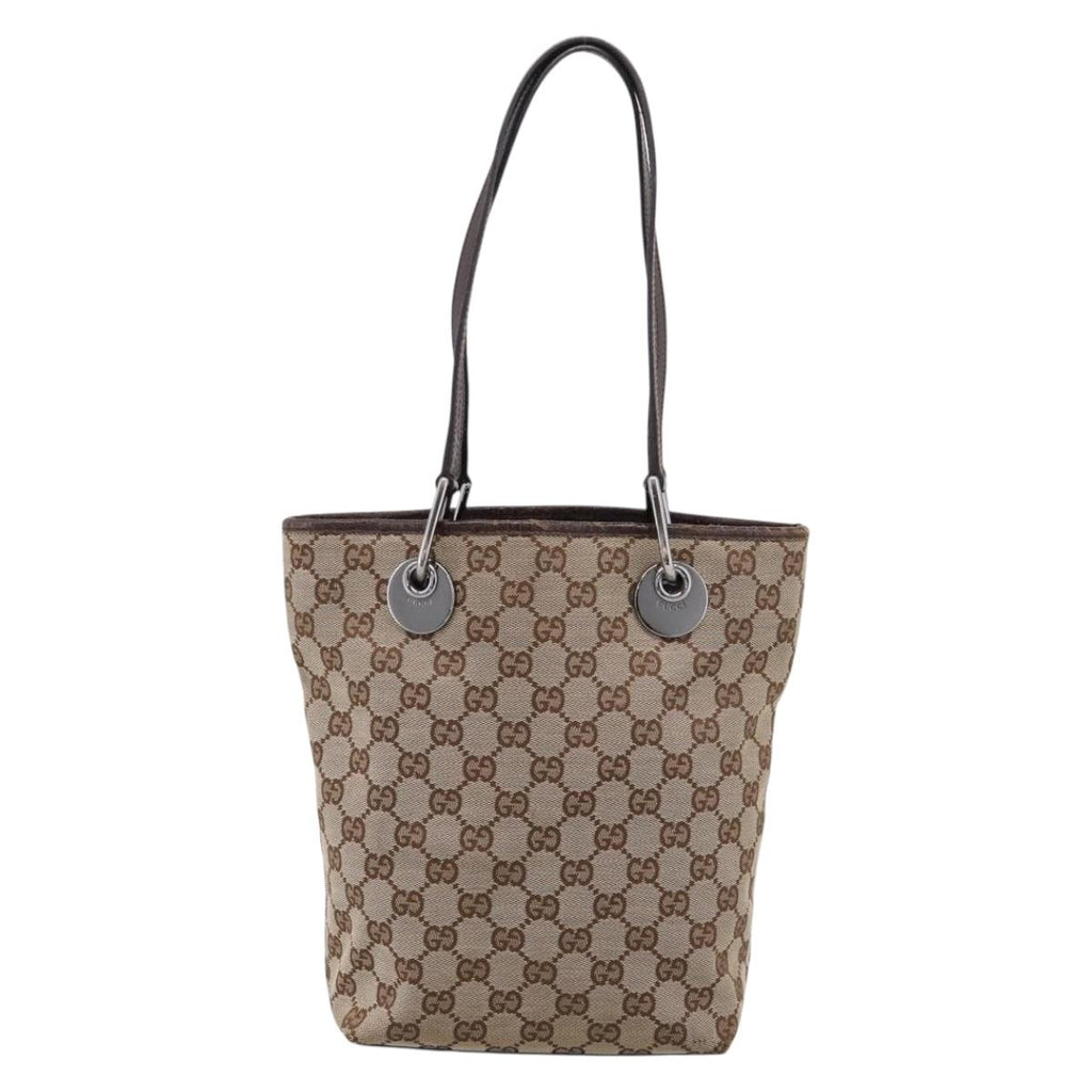 Gucci Brown Monogram Mini Tote