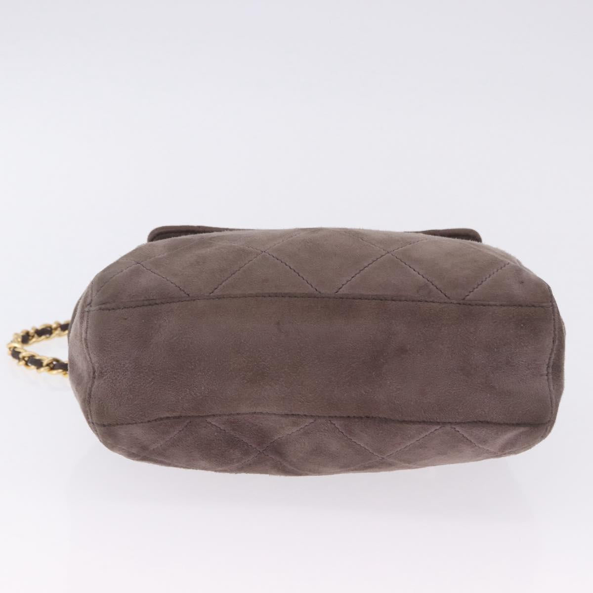 Prada Brown Suede Quilted Crossbody