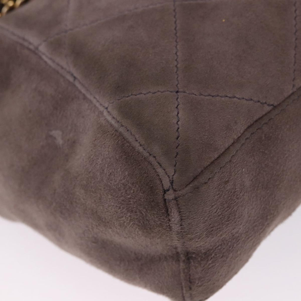 Prada Brown Suede Quilted Crossbody