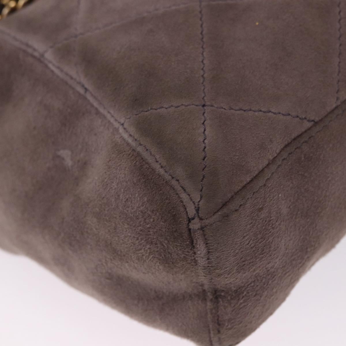 Prada Brown Suede Quilted Crossbody