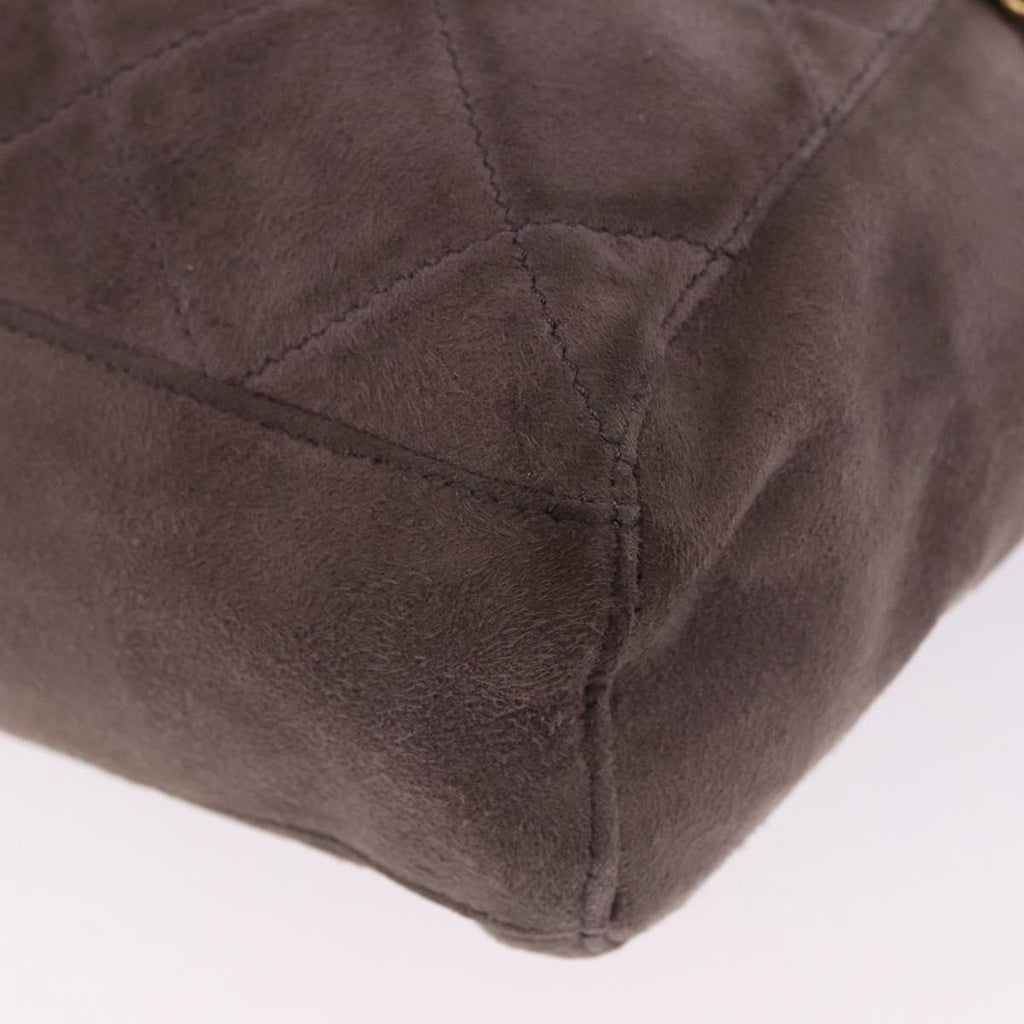 Prada Brown Suede Quilted Crossbody