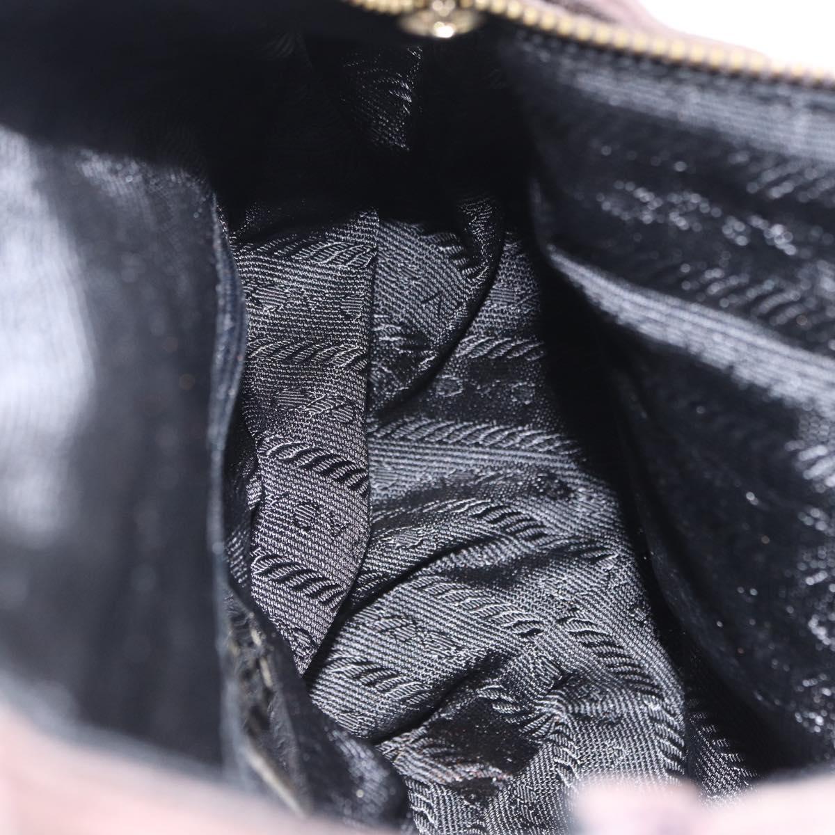 Prada Brown Suede Quilted Crossbody