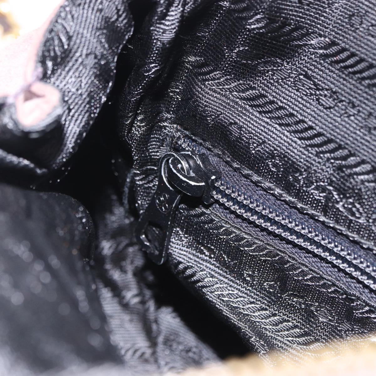 Prada Brown Suede Quilted Crossbody