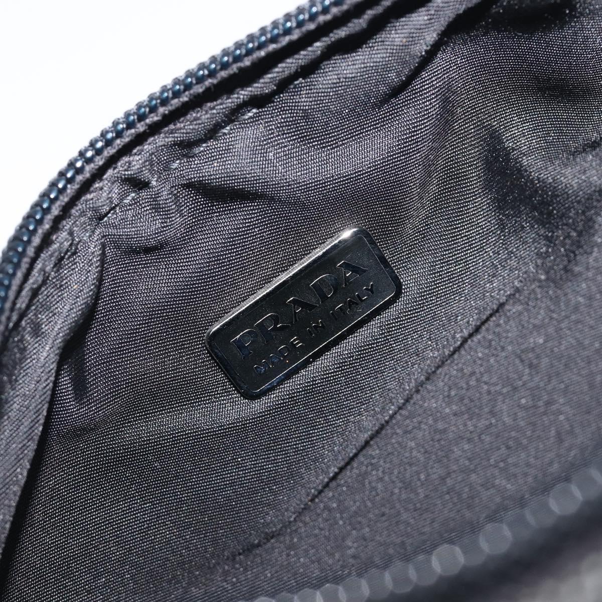 Prada Grey Wool Shoulder Bag