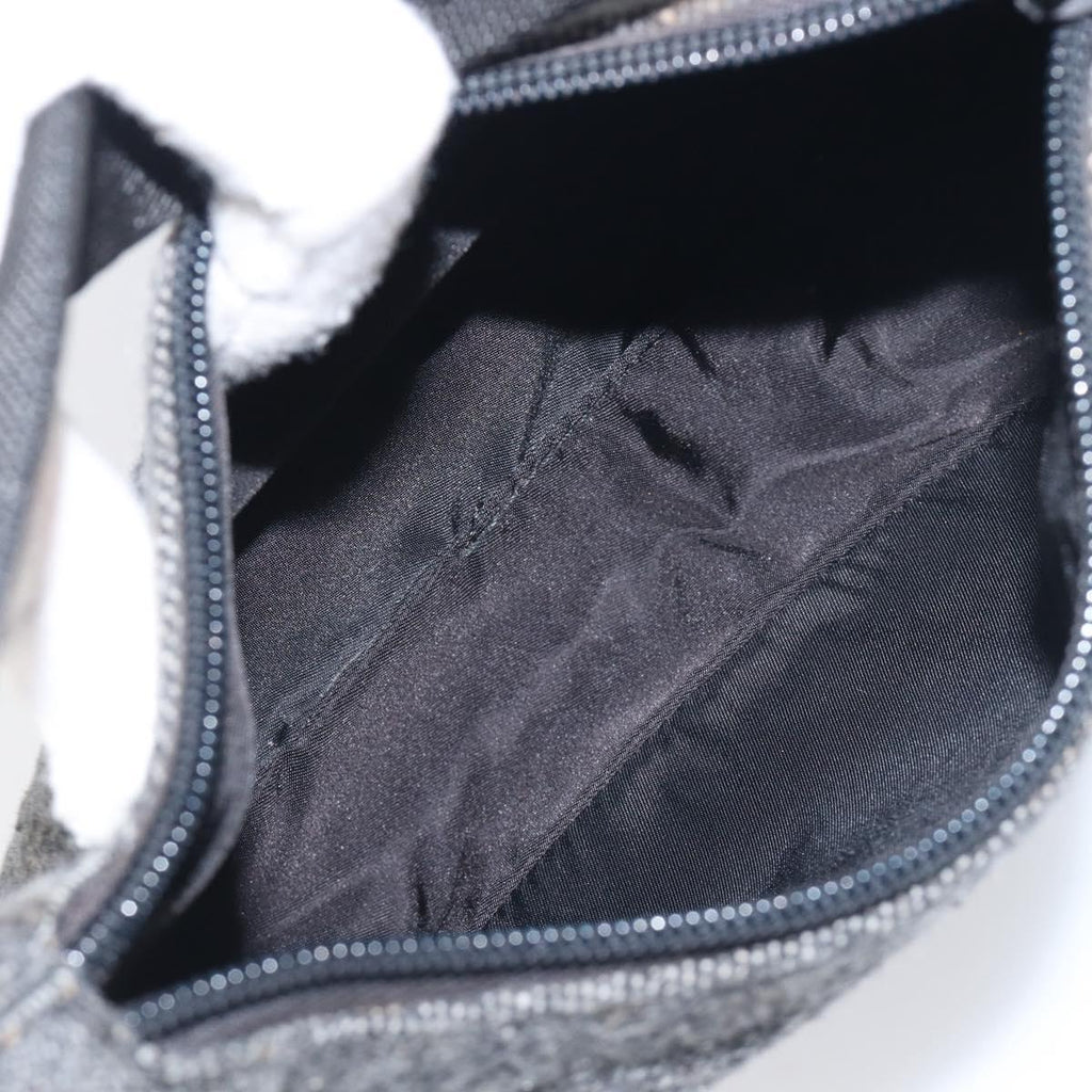 Prada Grey Wool Shoulder Bag
