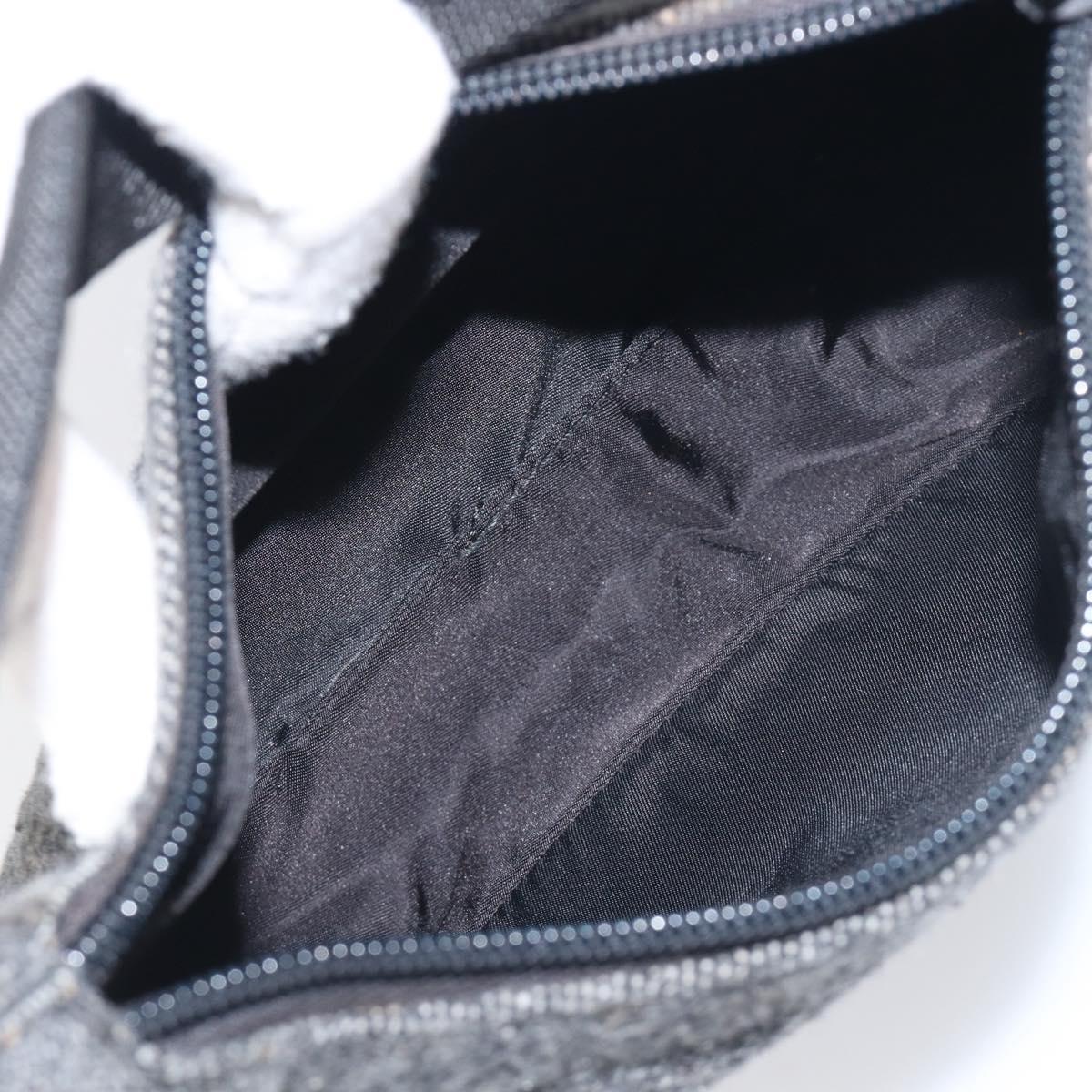 Prada Grey Wool Shoulder Bag