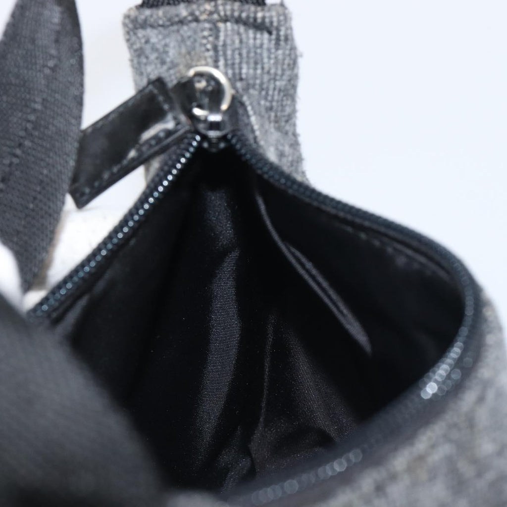 Prada Grey Wool Shoulder Bag
