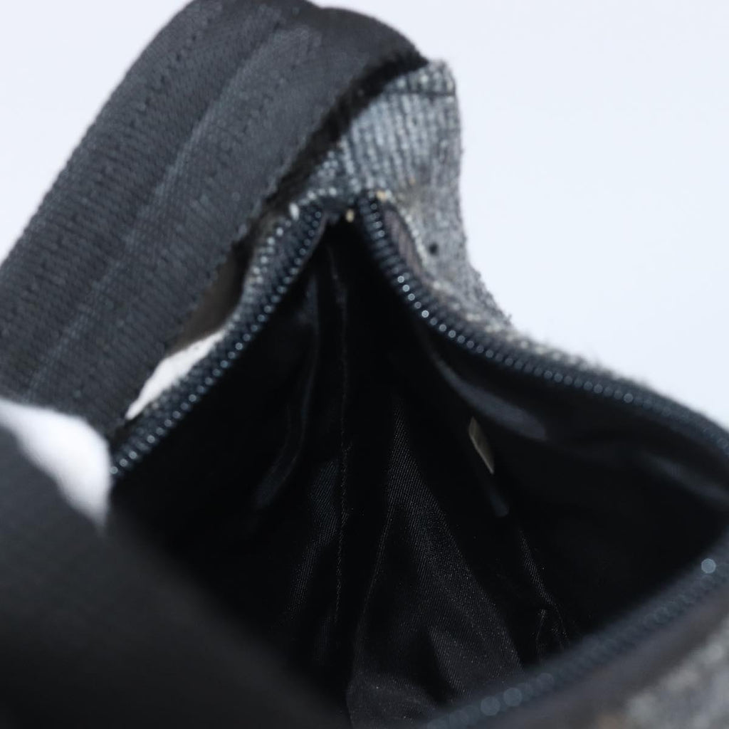 Prada Grey Wool Shoulder Bag