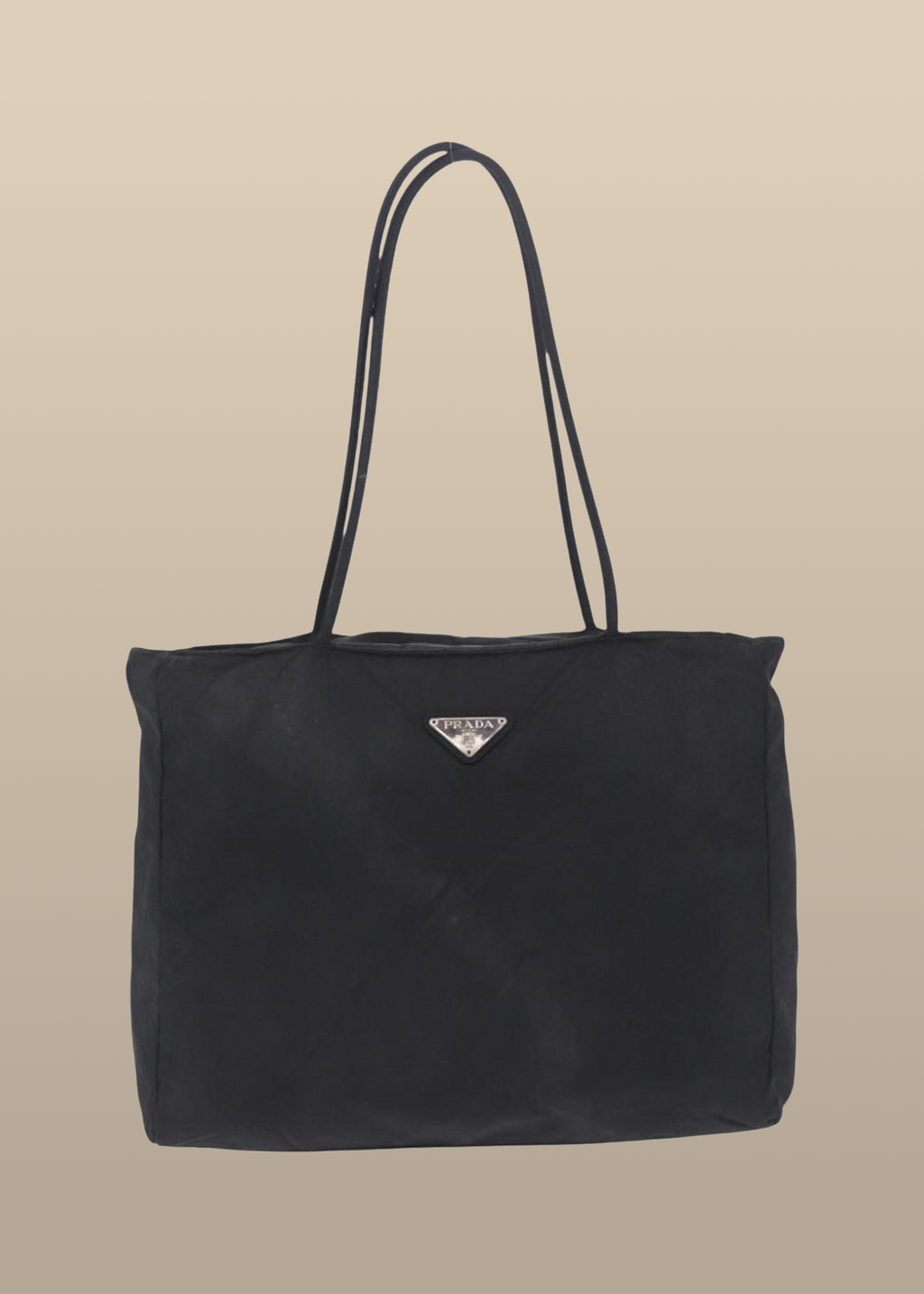 Prada Black Nylon Tote