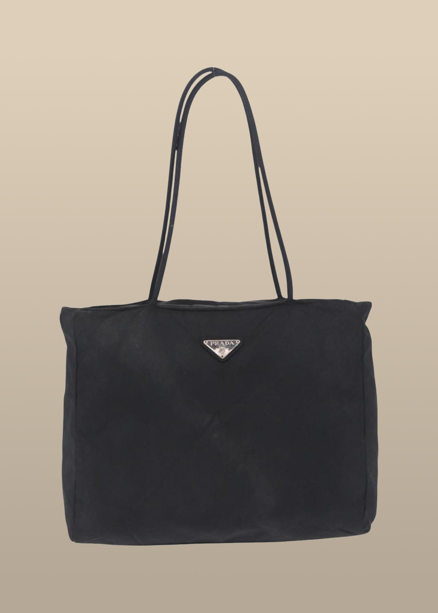 Prada Black Nylon Tote