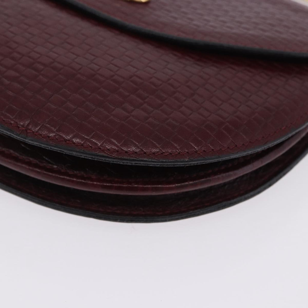 Celine Burgundy Rounded Crossbody
