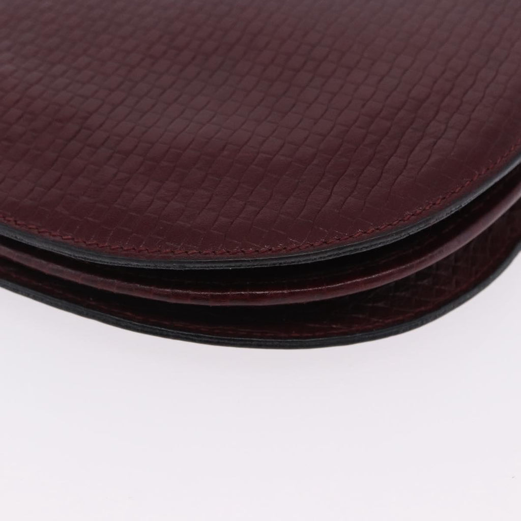 Celine Burgundy Rounded Crossbody