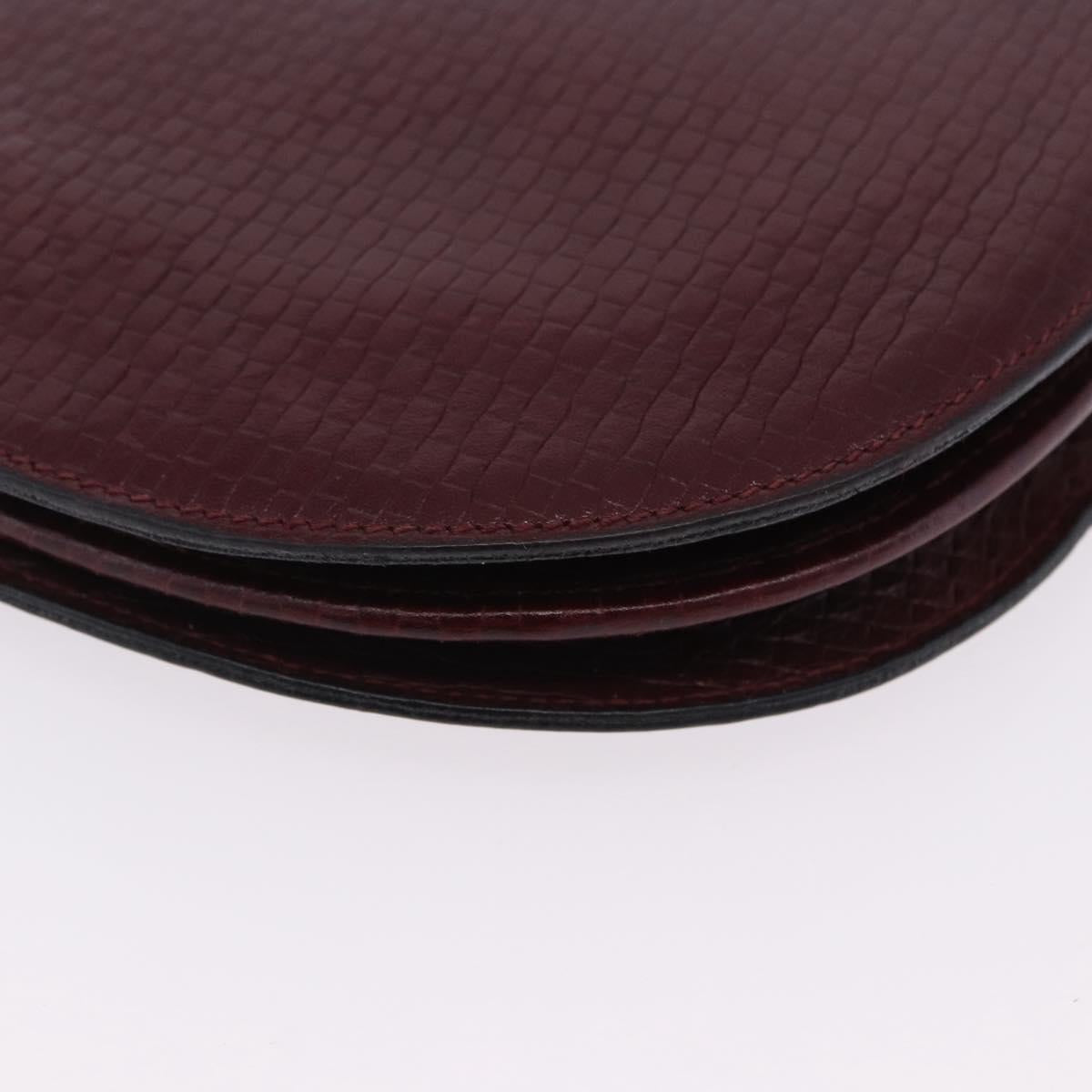 Celine Burgundy Rounded Crossbody