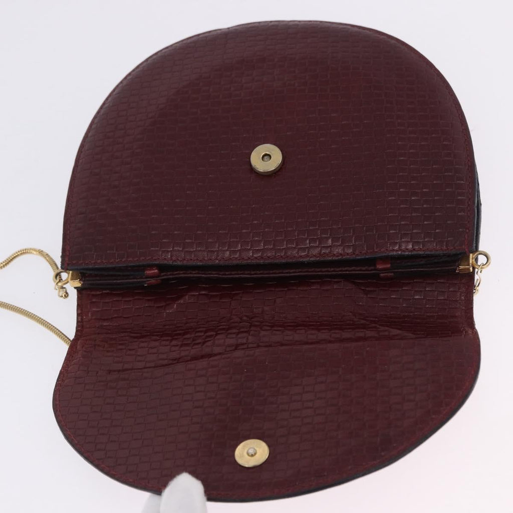 Celine Burgundy Rounded Crossbody