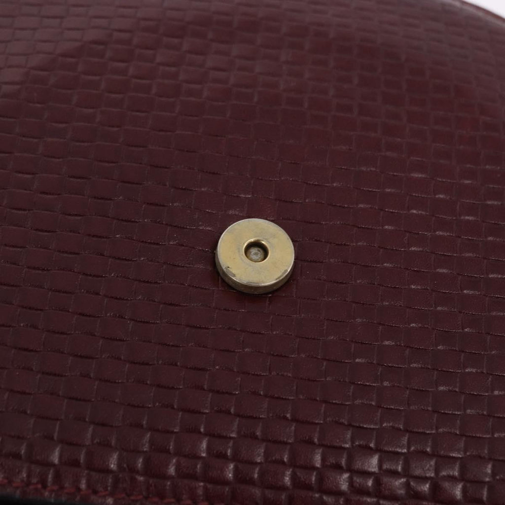 Celine Burgundy Rounded Crossbody