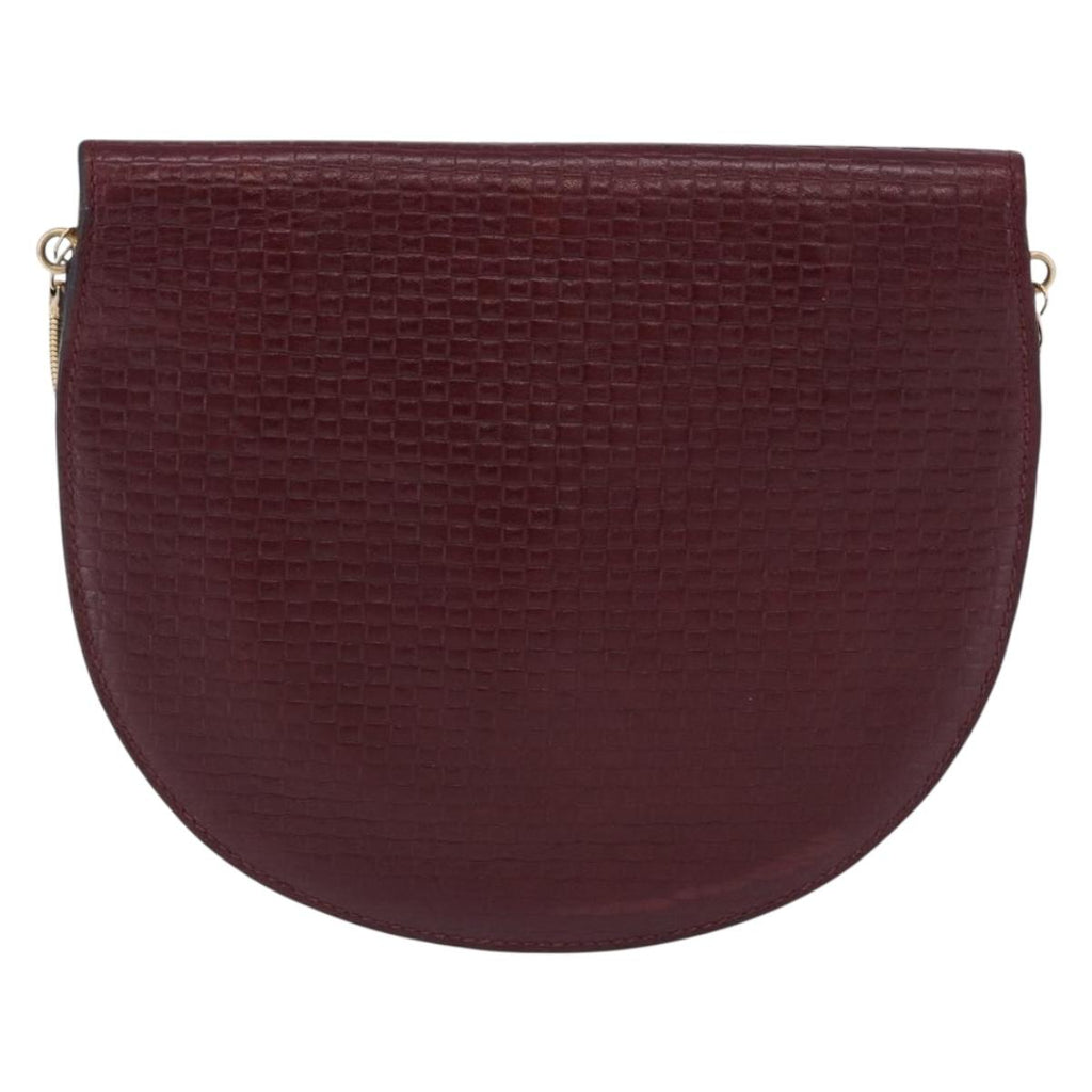 Celine Burgundy Rounded Crossbody